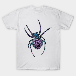 Cotton Candy Spider Fierce Orb-Weaver Pink Purple Blue T-Shirt